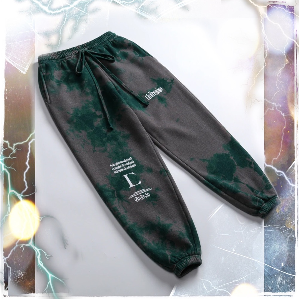 Civil Regime unity cozy sweatpants - Emerald Stone Wash